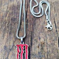 Collana MONSTER ENERGY Acciaio Inox