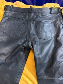 Pantaloni in vera pelle Byker