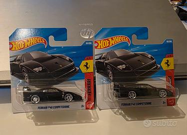 2 Ferrari f40 nera hot wheels 