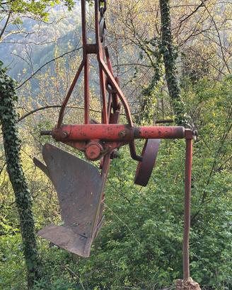 Aratro agricolo a versoio