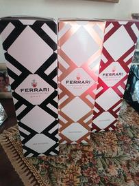 3 Bottiglie Ferrari Trento DOC Brut Rosé Demi-Sec 
