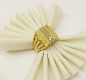 Anello da uomo in Oro 18k nuovo