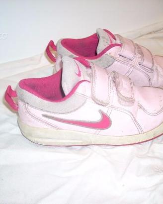 Scarpe ginnastica rosa nike bimba n.28,5