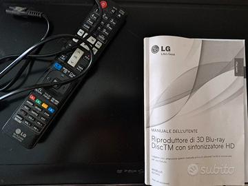 riproduttore 3D blu-ray LG