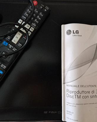 riproduttore 3D blu-ray LG