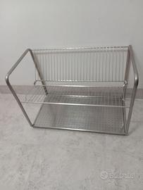 Scolapiatti Ikea in acciaio inox