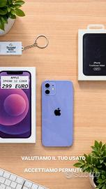 IPHONE 12 128GB PURPLE batteria 100%