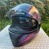 Casco shark Violet Glitter