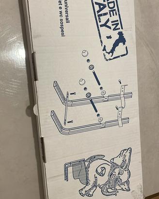 Staffe universali per bidet e wc sospesi Speedy
