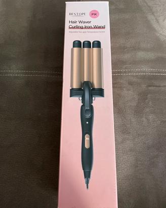 Piastra hair waver bestope-curling iron wand rosa