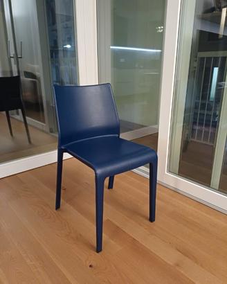 Sedia in pelle Desalto