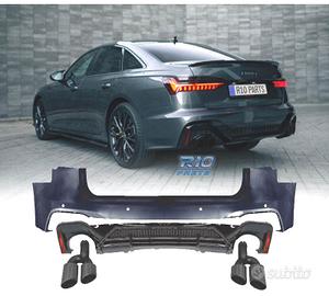 PARAURTI POSTERIORE AUDI A6 SEDAN 18-24 LOOK RS6 A