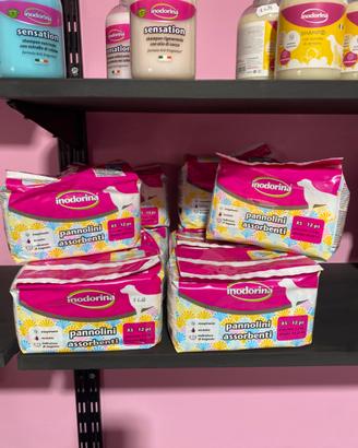 10 pezzi pannolini inodorina per cani