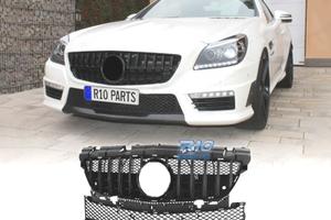 GRIGLIA MERCEDES SLK R172 11-15 LOOK GT-R NERO LUC