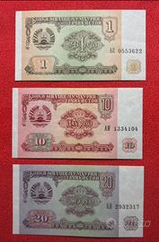 Banconote Tagikistan