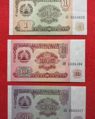 Banconote Tagikistan