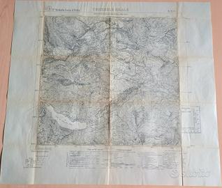 cartina Ceresole Reale - Valle Orco 1931