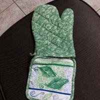 Guanto forno e presina imbottiti