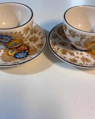 Tazzine caffe’ maiolica