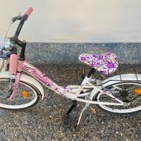 Bici bimba Casadei 20'' con cestino e portapacchi