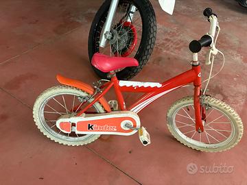 Bici bimbo kinder 16 pollici