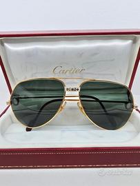 Occhiali da sole Cartier Vendome décor Santos 1983