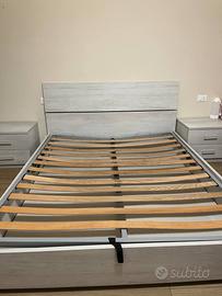 Letto contenitore  con comodini- Mondo convenienza