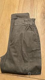 Pantaloni verde militare donna Zara