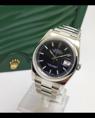 Rolex Datejust 116200 – Quadrante Nero con scatola