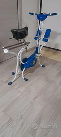 Cyclette con vogatore