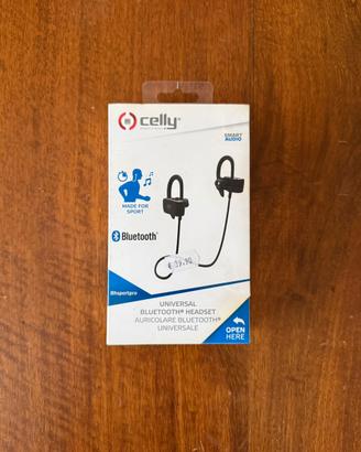Auricolari Bluetooth Celly Bh Sport Pro NUOVO