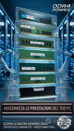 RAM DDR4 per PC desktop da 8 GB frequenze miste.