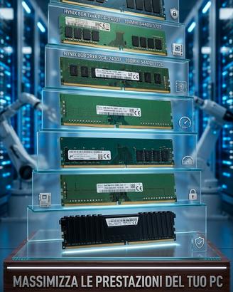 RAM DDR4 per PC desktop da 8 GB frequenze miste.