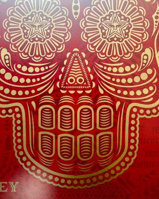 Shepard Fairey Day of the Dead Skull (HPM)