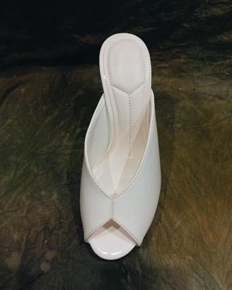 Scarpe donna tacco medio bianche n.37 MULANKA