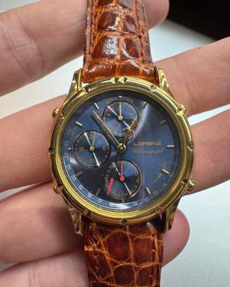 Cronografo Lorenz Vintage Quadrante Blu