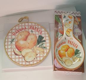 set poggiamestolo e sottopentola coordinati