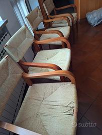 Set 4 Sedie Vintage Luca Meda per Molteni 

