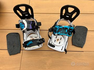 Attacchi da snowboard Raiden - Bianco/Nero/Azzurro