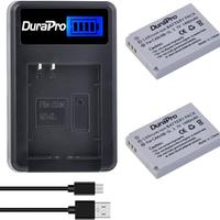 KIT DuraPro 2 batterie NB-5L + caricatore USB LCD