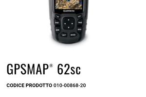 navigatore gps Garmin Gpsmap 62sc CON Fotocamera 