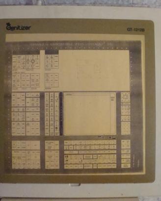 GENITIZER GT - 1212B Autocad Grafica Tablet