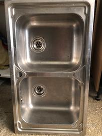 Lavandino cucina acciaio