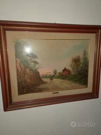 Quadro ad olio del pittore Mario Sasso