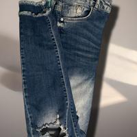 Jeans blu aderente