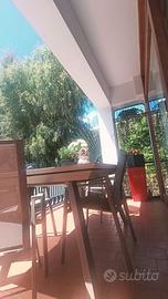 tavolo da esterno marca bizzotto color tortora