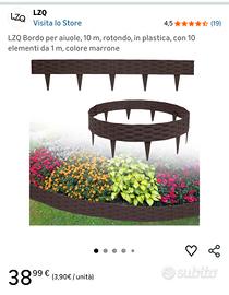 Bordo per aiuole nuovo 