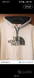 Felpa con cappuccio The North Face - Bianca - Tagl