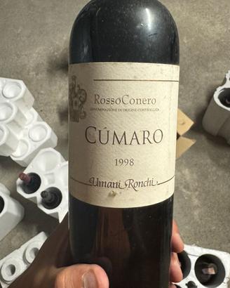 VINO UMANI RONCHI CÚMARO ROSSO CONERO RISERVA 1998