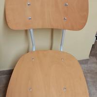 sedie girevoli in legno